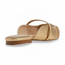 Aldo Women's Gold Mule Shoes image 5