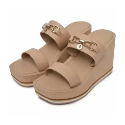 Aldo Women's Beige Casual Wedges image 5