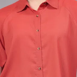 Style Quotient Coral Regular Fit Shirt image 5