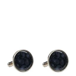 Tossido Black Printed Cufflinks-picture-13