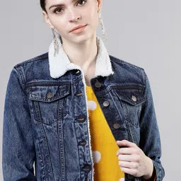 Tokyo Talkies Women Denim Jacket-picture-8