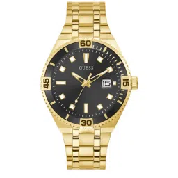 GUESS PREMIER Men Round Gold Tone Dial Analog Watch - GW0330G2-picture-20