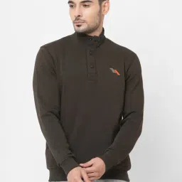Sweet Dreams Dark Olive High Neck Sweatshirt-picture-21