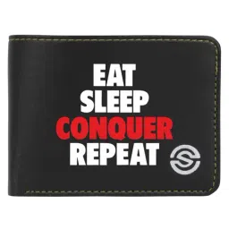 SCHARF Black Printed Bi-Fold Wallet for Men-picture-14