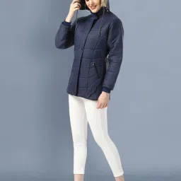 BUYNEWTREND Navy Regular Fit Jacket image 5