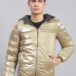 Monte Carlo Black Regular Fit Quilted Reversible Jacket image 5