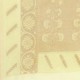 Kalyan Silks Yellow Cotton Woven Saree With Unstitched Blouse image 5