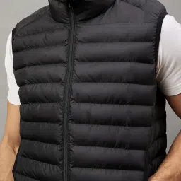 Club York Black Regular Fit Quilted Quilted Jacket image 5