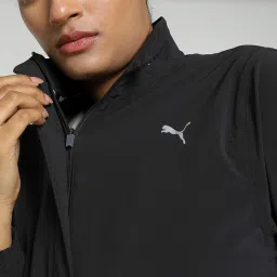 Puma Black Plain Sports Jacket image 5