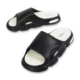 Forca by Lifestyle Men's Black Slides image 5