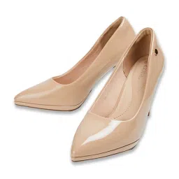 Code by Lifestyle Women's Beige Stiletto Pumps image 5