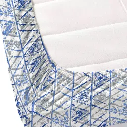 Dreamscape Blue Cotton Abstract Bed Sheets Sets image 5