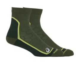 Asics Road Quarter Dark Green Unisex Socks-picture-23