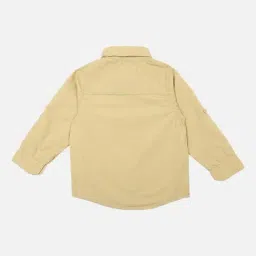 Bodycare Kids Beige Solid Full Sleeves Shirt image 2