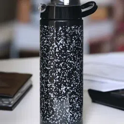 @home Nilkamal Black Polypropylene Granite Print Sports Water Bottle (0.75 L)-image-21