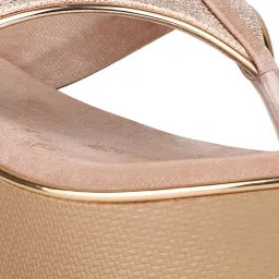 Inc.5 Women's Peach Thong Wedges image 5