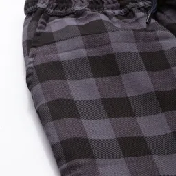 Kryptic Navy Cotton Checks Lounge Pants (Pack Of 2) image 5