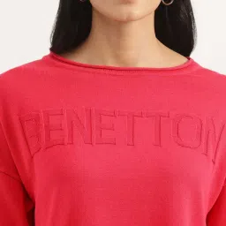 United Colors of Benetton Fuchsia Plain Top image 5