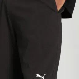 Puma Essentials Mid Black Cotton Regular Fit Shorts image 5