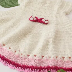 Woonie Kids Cream Dress image 3