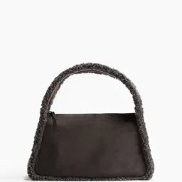 H&M Teddy-Trimmed Shoulder Bag-picture-47