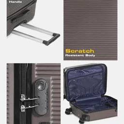 WROGN Unisex Hard Shell Cabin Trolley Suitcase 35.6L image 2