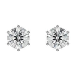 Emori 18k Yellow Gold & Diamond 2 CT Versatile Solitaire Stud Earrings-picture-8