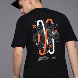 Allen Solly Printed Pure Cotton T-shirt image 1