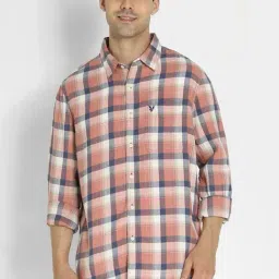 American Eagle Multicolored Slim Fit Checks Shirt-picture-46