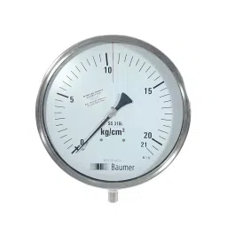Baumer 254 mm(10 Inch) Stainless Steel Analog Pressure Gauge (Range 0 - 21 Kg/cm)-image-98