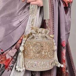 PLANX Embroidered Potli Clutch image 4