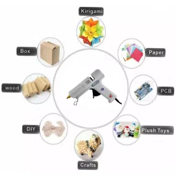 Fadman 150 W Heavy Performance Glue Gun with 9 Sticks Adjustable Temperature White 11 mm Stick Dia., FD/CR150W-/FDMAXCR-9ST image 4