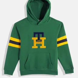 Tommy Hilfiger Boys Brand Logo Icon Hooded Sweatshirt image 1