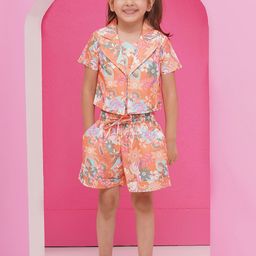 Aj DEZInES Girls Printed Top with Shorts-picture-16