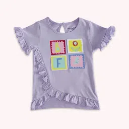 Pantaloons Baby Lavender Cotton Printed T-Shirt-picture-36