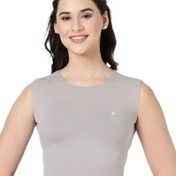 BLOSSOM Women Round Neck Cotton Tank Crop Top-image-77