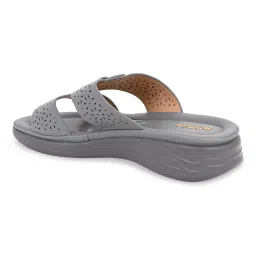 ROCIA By Regal Green Women Laser Cut Comfort Sandals image 5