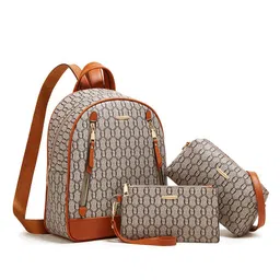 RAVE Women Pack Of 3 Geometric Backpack-picture-34