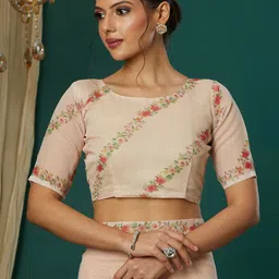 KALINI Floral Printed Saree image 3