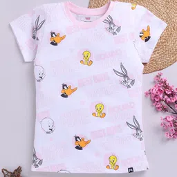 YK X Minute Mirth Girls Looney Tunes Printed Pure Cotton T-shirt-picture-6