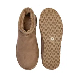 Truffle Collection Women Beige Solid Boots image 5