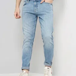 celio celio* Light Blue Skinny Fit Heavily Washed Jeans-picture-15