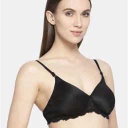 AROUSY Blue & Black Cotton Self Pattern T-Shirt Bra - Pack Of 3 image 5