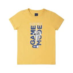 Allen Solly Junior Yellow Printed T-Shirt-picture-48