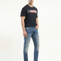 Levi's 512 Indigo Blue Cotton Slim Fit Jeans image 5