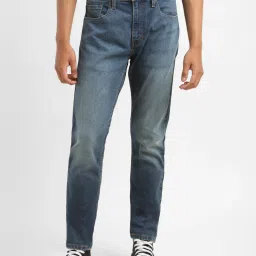 levi's Men's 512 Blue Slim Tapered Fit Mid Rise Jeans image 3