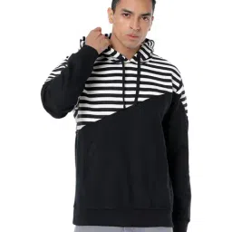 Campus Sutra Black Hooded Sweatshirt-picture-14