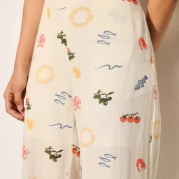 Only White Print Pants image 5