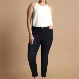 Allen Solly Black Cotton Mid Rise Jeans image 5