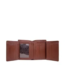 Hidesign Brown Solid Rfid Bi-Fold Wallet for Men image 5
